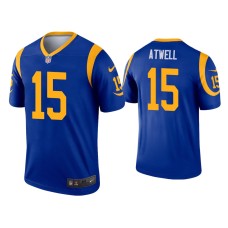 Men's Los Angeles Rams #15 Tutu Atwell Royal Legend Jersey