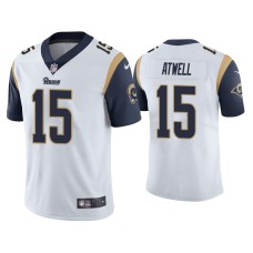 Men's Los Angeles Rams #15 Vapor Limited Tutu Atwell White Jersey