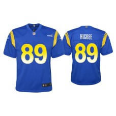 Youth Los Angeles Rams #89 Tyler Higbee Royal Game Jersey