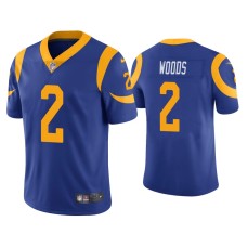 Men's Los Angeles Rams #2 Robert Woods Vapor Limited Royal Jersey