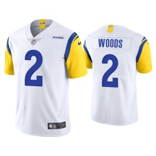 Men's Los Angeles Rams #2 Robert Woods Vapor Limited White Jersey