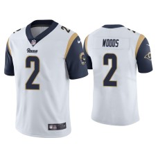 Men's Los Angeles Rams #2 Robert Woods Vapor Limited White Jersey