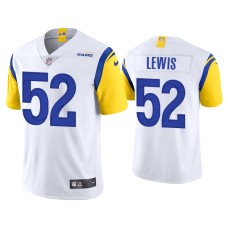 Men's Los Angeles Rams #52 Terrell Lewis Vapor Limited White Jersey