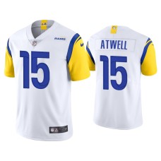 Men's Los Angeles Rams #15 Tutu Atwell Vapor Limited White Jersey