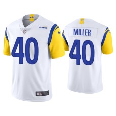 Men's Los Angeles Rams #40 Von Miller Vapor Limited White Jersey