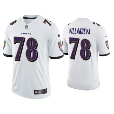 Men's Baltimore Ravens #78 Alejandro Villanueva Vapor Limited White Jersey