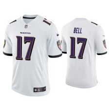 Men's Baltimore Ravens #17 Le'Veon Bell Vapor Limited White Jersey