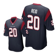 Men's Houston Texans #20 Navy Justin Reid Nike Game Jersey