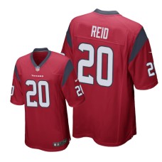 Men's Houston Texans #20 Red Justin Reid Nike Game Jersey