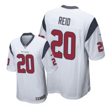 Men's Houston Texans #20 White Justin Reid Nike Game Jersey