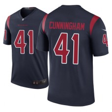 Men's Houston Texans #41 Zach Cunningham Navy Nike legend color rush Jersey