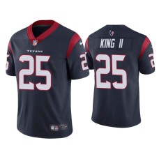 Men's Houston Texans #25 Desmond King Vapor Limited Navy Jersey