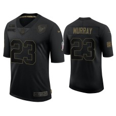 Men's Houston Texans #23 Eric Murray Black 2020 Salute to Service Limited Jersey