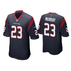 Men's Houston Texans #23 Eric Murray Navy Game Jersey