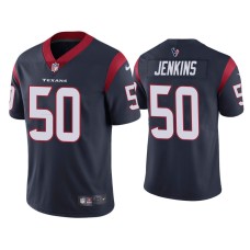 Men's Houston Texans #50 Jordan Jenkins Vapor Limited Navy Jersey