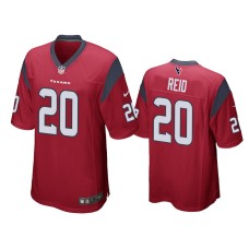 Men's Houston Texans #20 Justin Reid Red Game Jersey