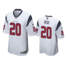 Men's Houston Texans #20 Justin Reid White Game Jersey