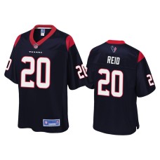 Men's Houston Texans #20 Justin Reid Navy Pro Line Jersey