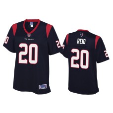 Women's Houston Texans #20 Justin Reid Navy Pro Line Jersey