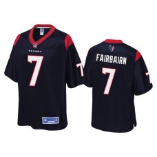 Men's Houston Texans #7 Ka'imi Fairbairn Navy Pro Line Jersey