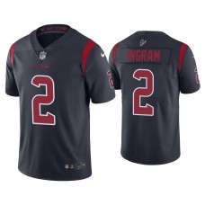 Men's Houston Texans #2 Color Rush Limited Mark Ingram Navy Jersey