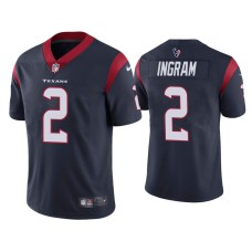 Men's Houston Texans #2 Mark Ingram Vapor Limited Navy Jersey