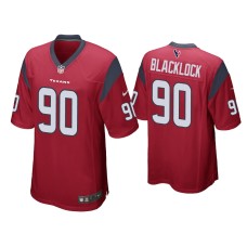 Men's Houston Texans #90 Ross Blacklock Red Game Jersey