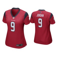 Women's Houston Texans #9 Brevin Jordan Red Game Jersey