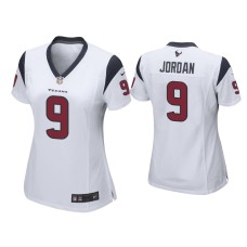 Women's Houston Texans #9 Brevin Jordan White Game Jersey