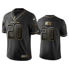 Men's Houston Texans #20 2019 Golden Edition Vapor Untouchable Limited Justin Reid Black Jersey