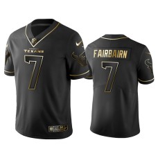 Men's Houston Texans #7 2019 Golden Edition Vapor Untouchable Limited Ka'imi Fairbairn Black Jersey