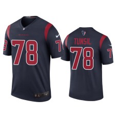 Men's Houston Texans #78 Color Rush Legend Laremy Tunsil Navy Jersey