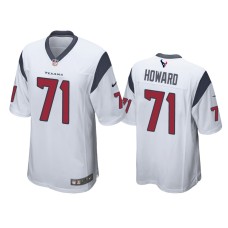 Men's Houston Texans #71 Tytus Howard White Game Jersey