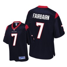 Youth Houston Texans #7 Navy Ka'imi Fairbairn Pro Line Jersey