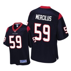 Youth Houston Texans #59 Navy Whitney Mercilus Pro Line Jersey