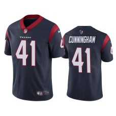 Men's Houston Texans #41 Vapor Untouchable Limited Zach Cunningham Navy Jersey