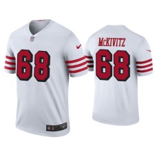 Men's San Francisco 49ers #68 Color Rush Legend Colton McKivitz White Jersey