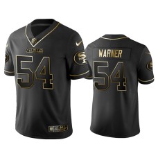 Men's San Francisco 49ers #54 2019 Golden Edition Vapor Limited 49ers Fred Warner Black Jersey