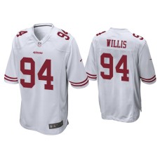 Men's San Francisco 49ers #94 Jordan Willis White Game Jersey