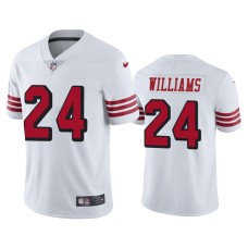 Men's San Francisco 49ers #24 Nike K'Waun Williams White Color Rush Limited Jersey