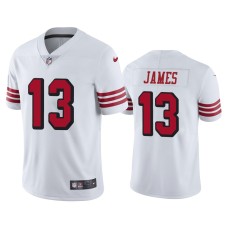 Men's San Francisco 49ers #13 Nike Richie James White Color Rush Limited Jersey