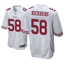 Men's San Francisco 49ers #58 White Weston Richburg Nike Game Jersey