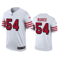 Men's San Francisco 49ers #54 Color Rush Legend Fred Warner White Jersey