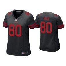 Women's San Francisco 49ers #80 Jerry Rice Black Game Jersey