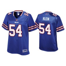 Women's Buffalo Bills #54 A.J. Klein Royal Pro Line Jersey