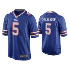 Buffalo Bills #5 Marquez Stevenson Royal Game Jersey