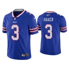 Buffalo Bills #3 Matt Haack Vapor Limited Royal Jersey