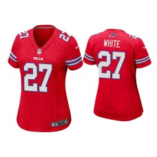 Women's Buffalo Bills #27 Tre'Davious White Red Game Jersey