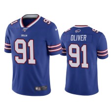 Buffalo Bills #91 100th Season Ed Oliver Royal Limited Jersey