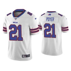 Buffalo Bills #21 Jordan Poyer 100th Season White Vapor Limited Jersey